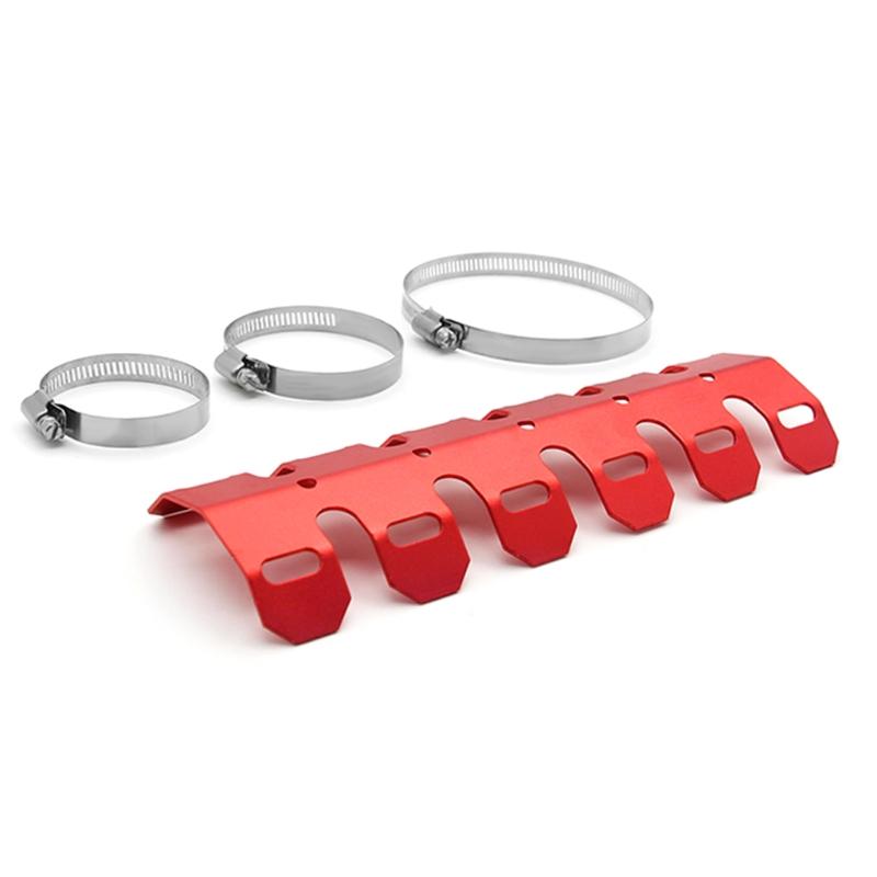 Motorcycle Exhaust Muffler Pipe Protector Heat Shield Cover Professional Refit