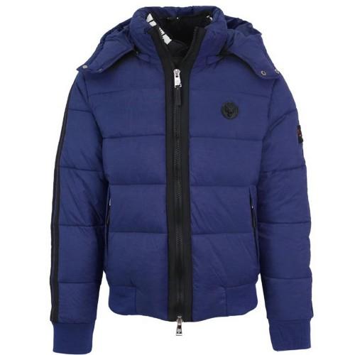 Plein Sport Mens Taped Sleeve Padded Jacket