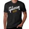 Gibson USA T-Shirt Quick-drying T-shirt Plus Size T Shirts Quick Drying T-shirt Aesthetic Clothing Plain T Shirts
