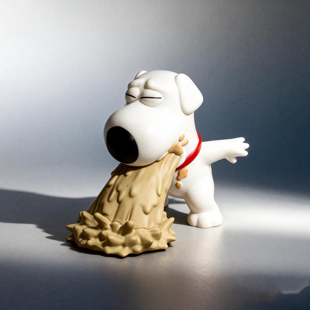 Family Guy Brian·Griffin Anime-Figuren & Statuen | Heimdeko-Ornamente | Festivalgeschenke & Sammlerstücke Anime-Fan-Sammlerstücke