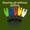 A Convenient Square Oil Filling Funnel with A Thickened Chuck and A Snap-on Funnel, A Perfect Tool for Pouring Engine Oil for Cars