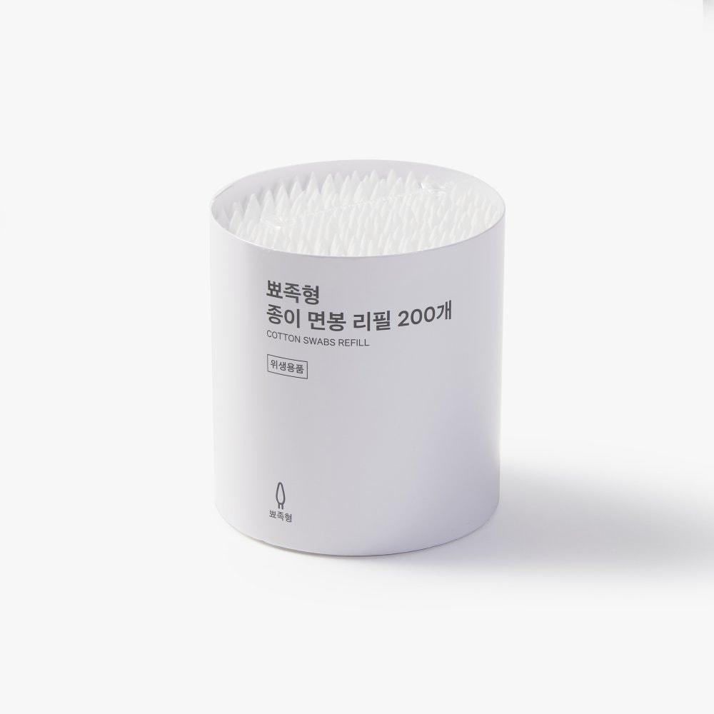 

200 pointed paper cotton swab refills