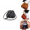 Elegant Women Bucket Shape Tassel Decorated Shoulder Cross Body Bag For Stylish Looks