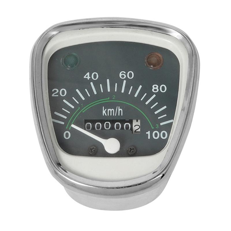 High Accuracy Bike Gauge Meter Speedometer Odometer Indicator Light Instrument Fit for C50 C70 C90 Multifunction Display