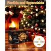 Twinkle Star 100 LED Sternen-Lichterkette Stecker 10m, Warmweiß