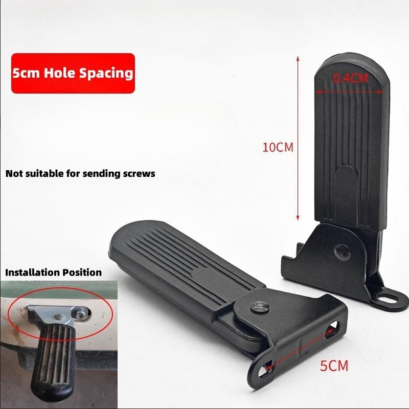 1 пара Электрический мопед Передняя педаль Скутер Передняя складная педаль Подушка для поддержки ног Утолщенная стальная пластина Аксессуары для электровелосипеда