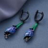 Vintage Ethnic Style Irregular Pendant Earrings Ladies Niche Personality Creative Holiday Party Fashion  Accessories