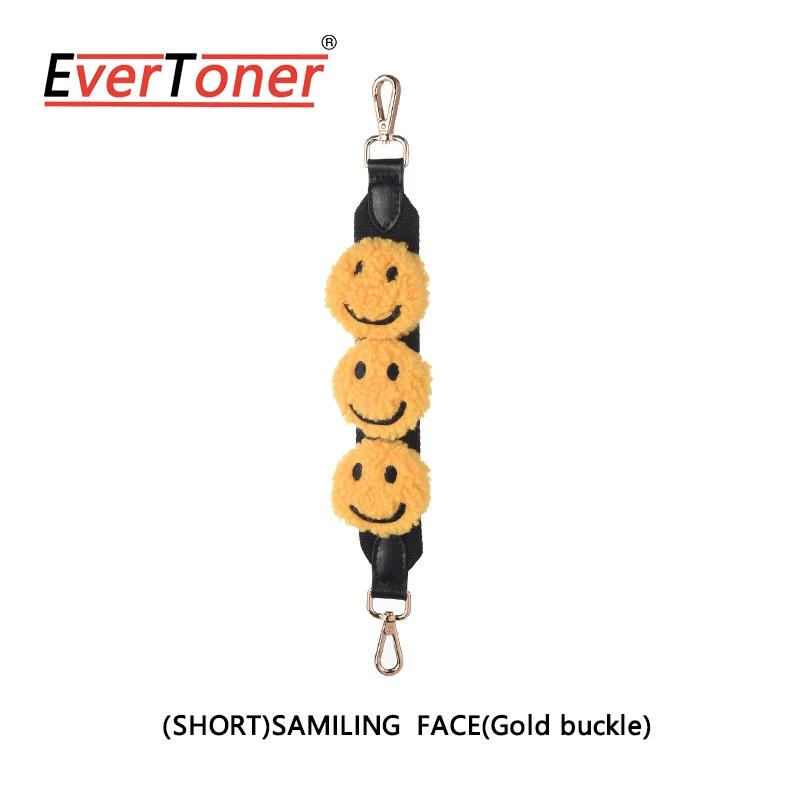 

EverToner Yellow Smiley Face Replacement Shoulder Strap for Crossbody Bag Single Shoulder Bag Accessories