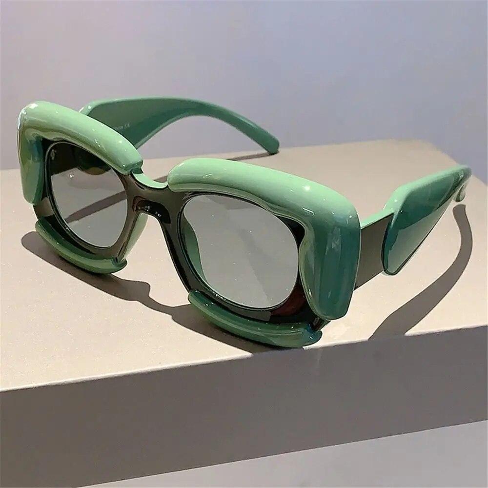 

Женские и мужские квадратные женские солнцезащитные очки с защитой UV400, новый роскошный дизайн, большие очки в оправе, солнцезащитные очки с облаком