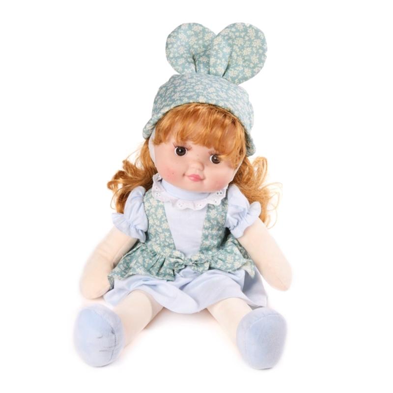 

40cm Reborns Toddler Popular Realistic Girl Doll with Braided Jumpsuit Headband Soft Body High-quality Handmade Doll