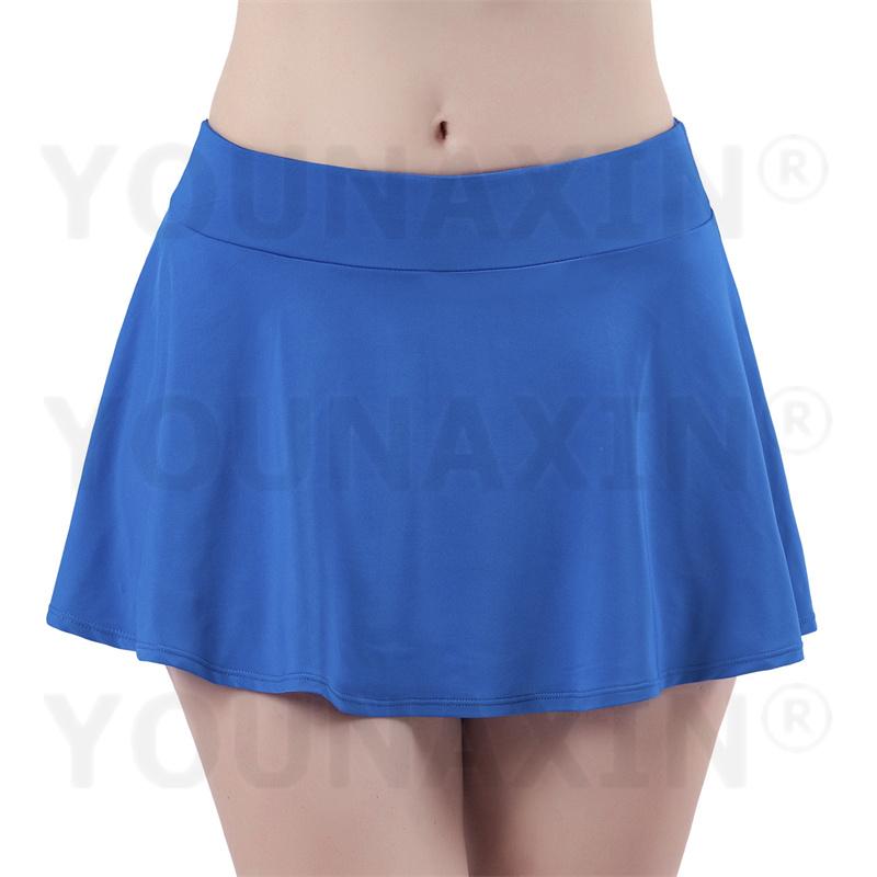 Women's Tennis Culottes High Waist Fitness Skirt Training Running Yoga Badminton Sports Shorts Lining Girl Anti-emptied Quick Dry S M L XL 2XL