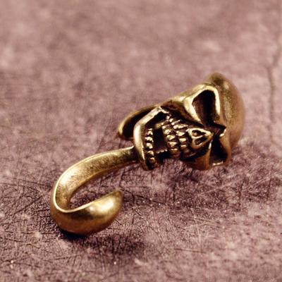 Retro Skull Carved Hook S Shape Metal Hook Decorative Hangers For Clothing Bag Sewing Craft Hardware Accessories