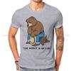 Smokey The Bear The World Is On Fire T Shirt Vintage Grunge Teenager Summer Large Cotton Unisexs Clothes Harajuku Crewneck Tshirt