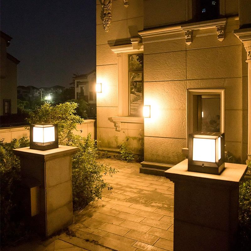 Modern Waterproof Outdoor Pillar Light for Villa, Lawn, Courtyard, and Fence Decor
