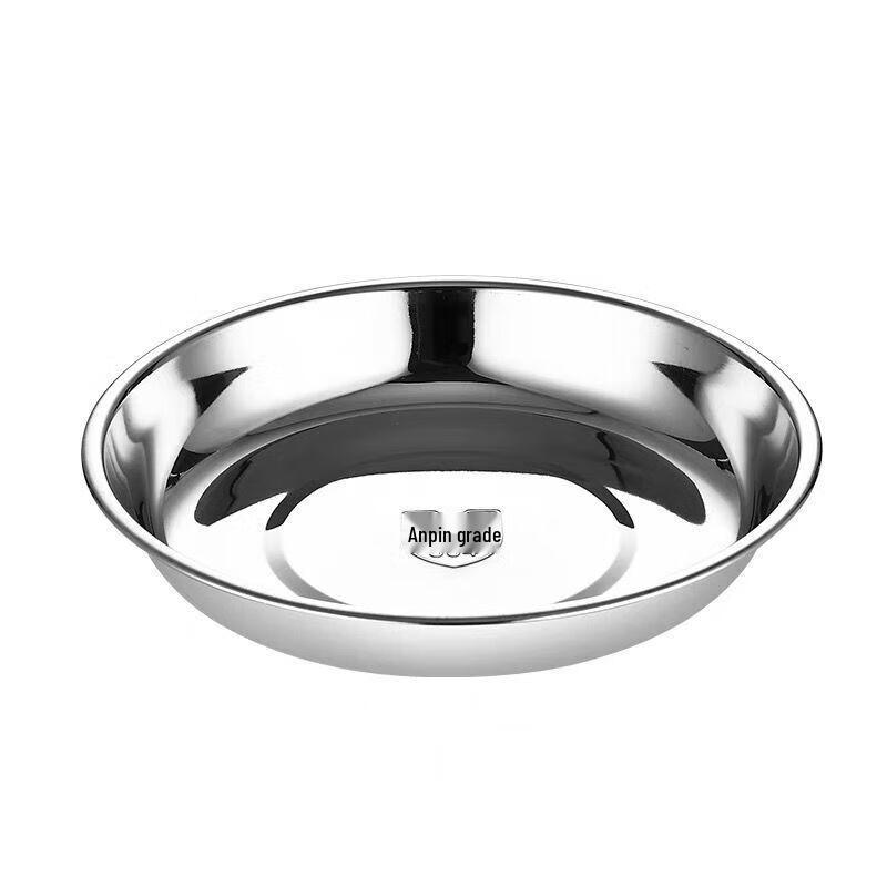 Green Umbrella 304 Stainless Steel 18CM Flat Round Plate
