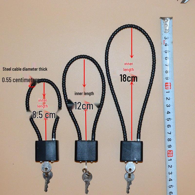 Steel Cable Combination Padlock: Anti-Theft Lock for Cabinets & Files