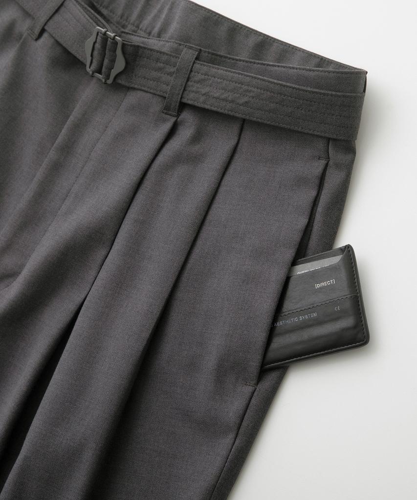 ANOTHER OFFICE Hemingway Belted Shorts (Heather Gray)