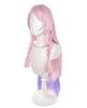 NOKIJP Shitlari Wig, Genshin Impact Cosplay, Heat-Resistant, Smooth, Easy to Style, Genshin Impact Nata Shitlari, White Star Obsidian, Master of the M
