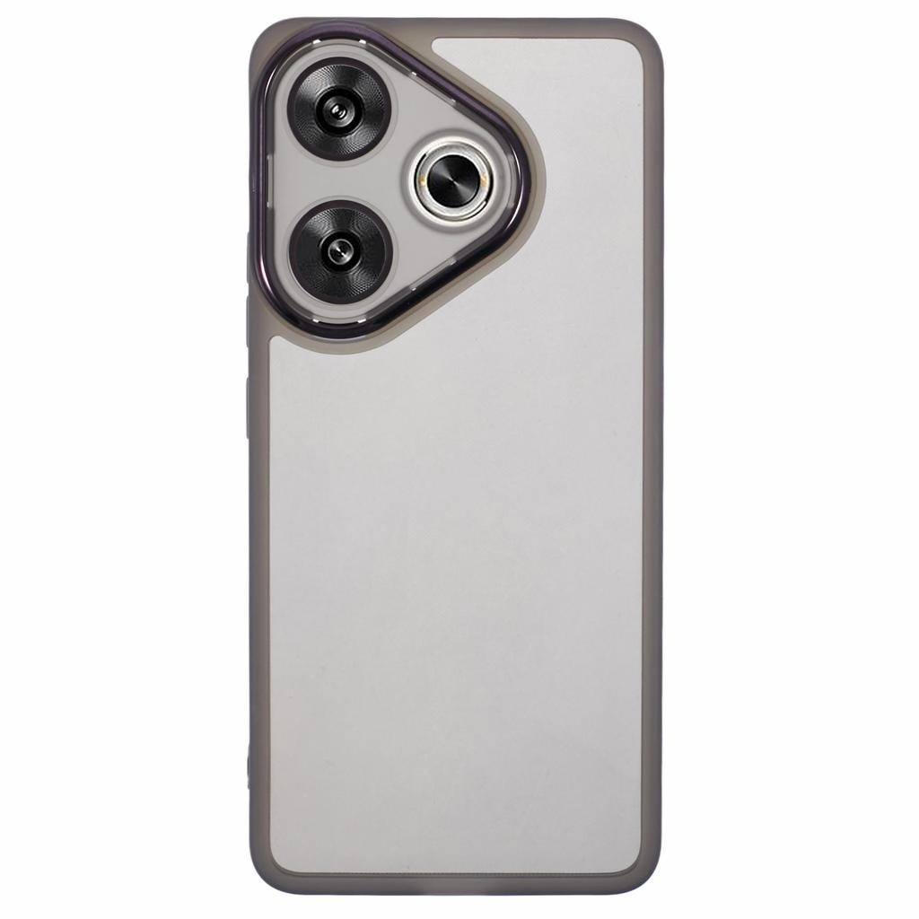 DKSM Series For Xiaomi Poco F6 5G/Redmi Turbo 3 5G Case Electroplated Camera Frame TPU Phone Cover