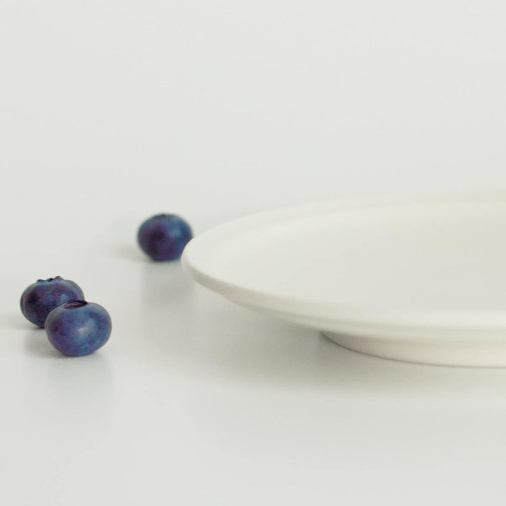 Aito Aito Seisakusho Plate Medium Dish White Mino Ware Dishwasher Microwave Safe Made in Japan 520103 "Ciel Ciel" 14.5cm