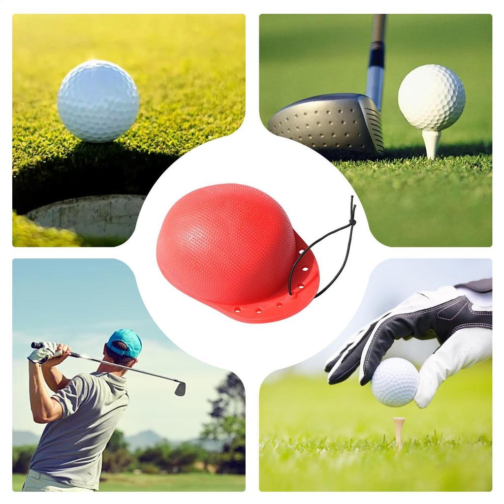 Tragbarer Golfball-Schwammwäscher-Reiniger Golfzubehör für Golftasche oder Trolley mit Schlägerhalter und Gummiband