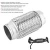2.25x6in Exhaust Flex Pipe Stainless Steel Weld on Corrugated Flexible Joint Tube Universal