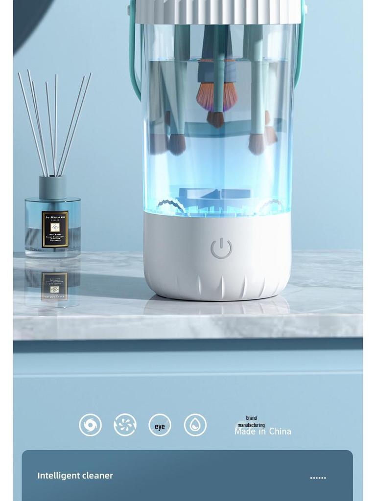 Wiederaufladbare USB Automatische Make-up-Pinselreiniger & Aufbewahrungsbox