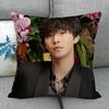 Custom Ahn Hyo Seop Pillowcase Wedding Decorative Cotton Linen Pillow Case For Home Pillowcover 45X45(One Sides)