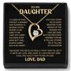 Heart Necklace Gift Box Set for Daughter - Elegant & Versatile Design