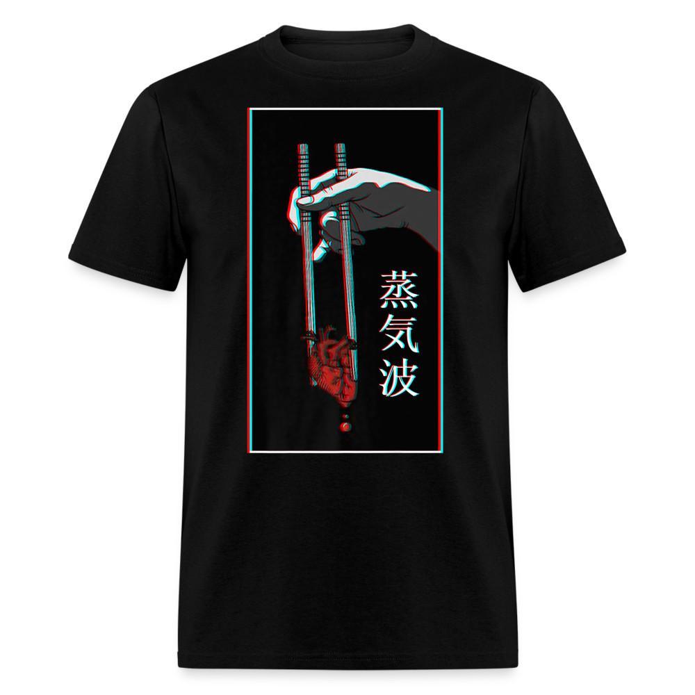 

Japanese Futurism Heart Chop Sticks shirt Anime Retro T-Shirt Size S-6XL 2XL