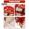 Christmas Candy Display Stand Tree Wooden Stand Acrylic Drawer Organizer for Holiday Window Party Dessert Table Treat Holder