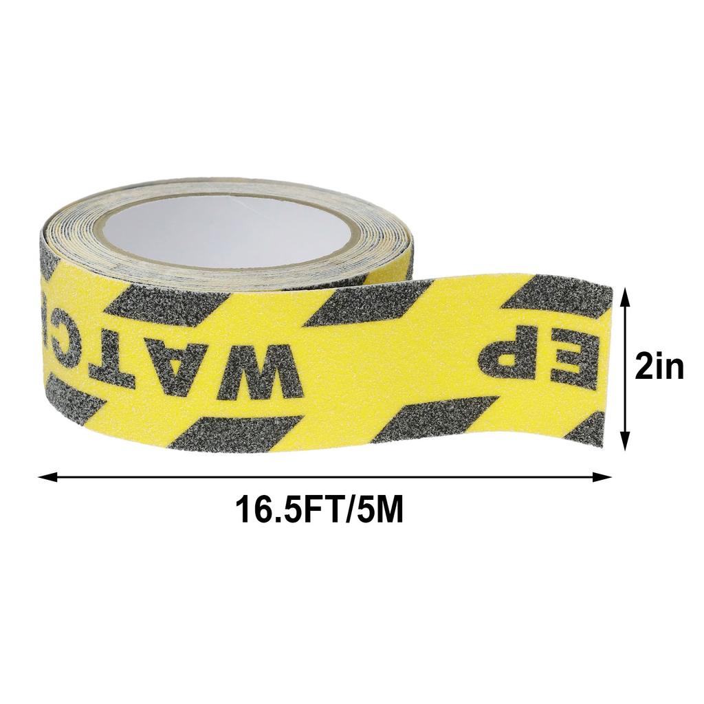 5*5CM Tape Step Watch Your Sign Slip Floor Anti Caution Sticker Wet Abrasive Stickers Non Safety Decals Stair Steps