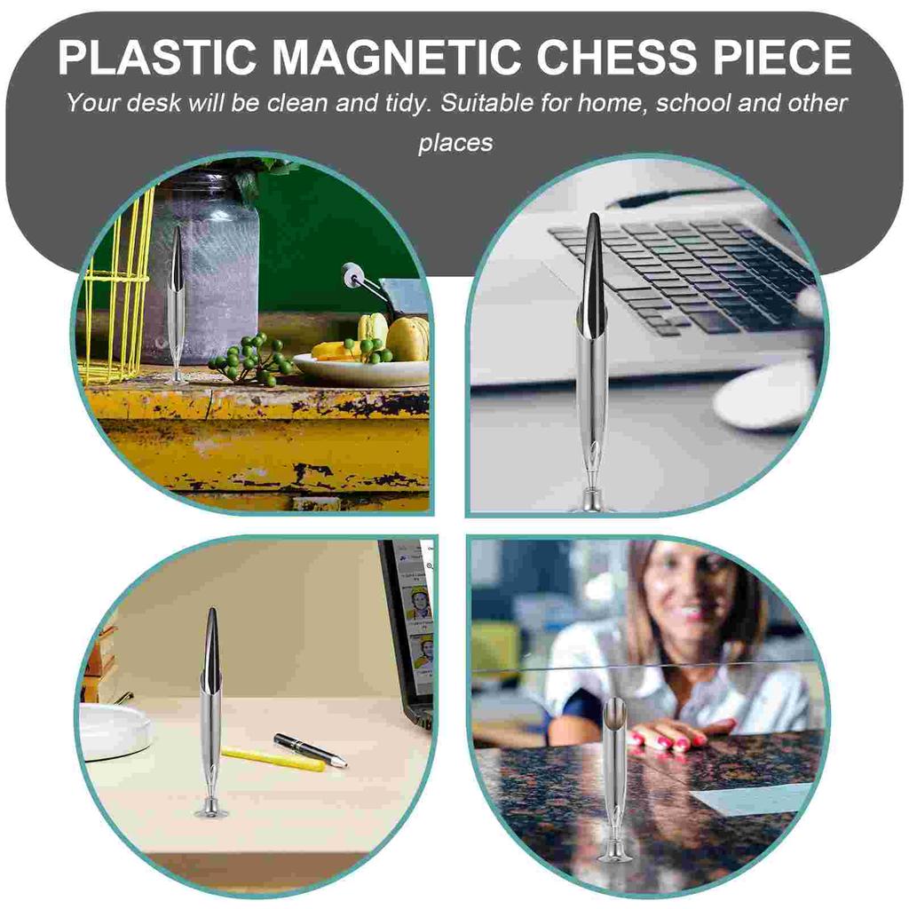 2pcs Simple Metal Quill-pen Holder Fountain Pen Rest Pen Storage Stand