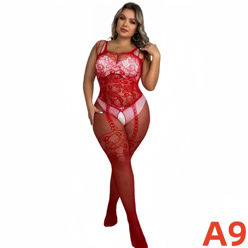 Christmas Party Costume Hot Sexy Lingerie for Woman Open Crotch One-piece Bodysuit Women Erotic Clothing Babydoll Dress Underwear