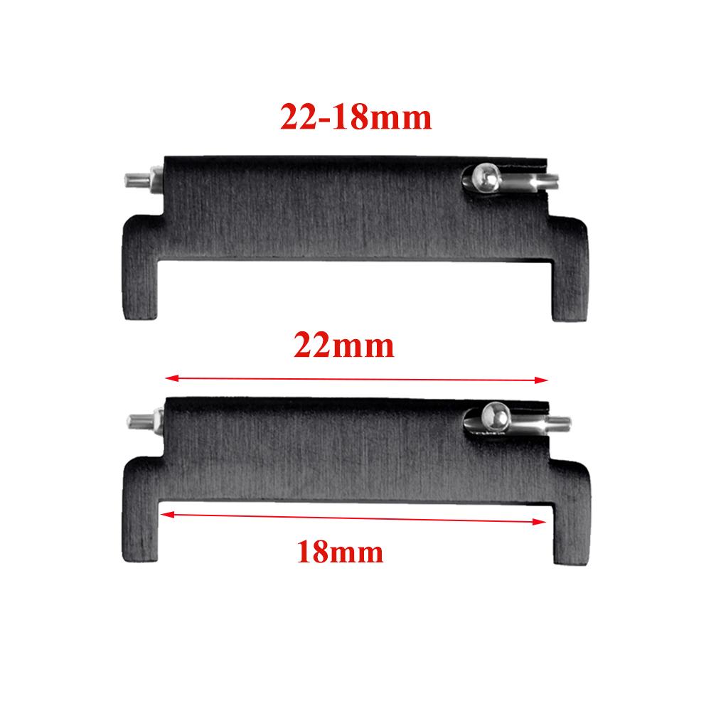 Uhrenarmband-Adapter 2 Stück Schnellverschluss 20 mm auf 18 mm 20 mm auf 22 mm 22 mm auf 20 mm Stifte Verbinder Armband Federstege Zubehör