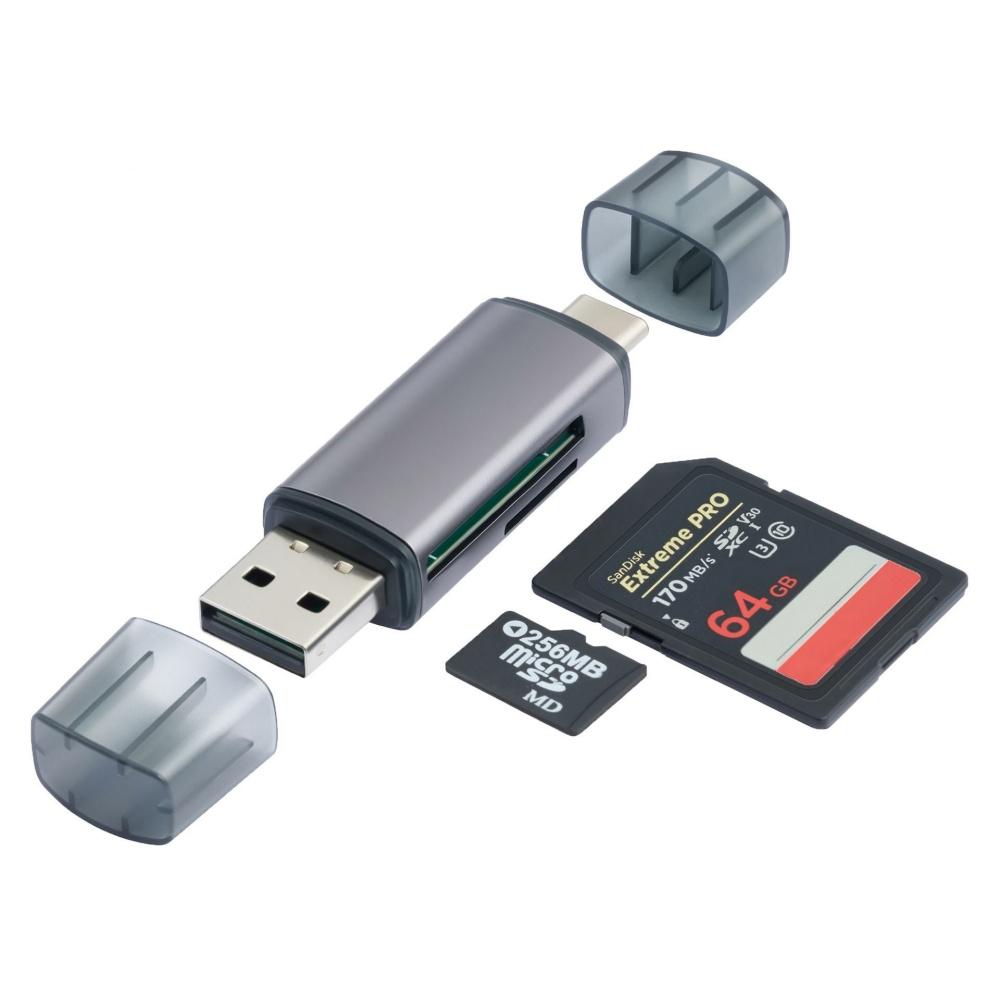 USB2.0 Micro SD Card Reader 2-in-1 Memory Card TF/SD Card Reader