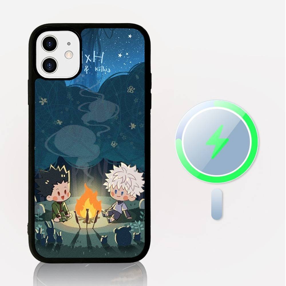 Classic Popular Anime H-Hunter X H-Hunter Game Phone Case Magnetic Case For IPhone 16 14 13 12 11 15 Pro Max Plus For Magsafe