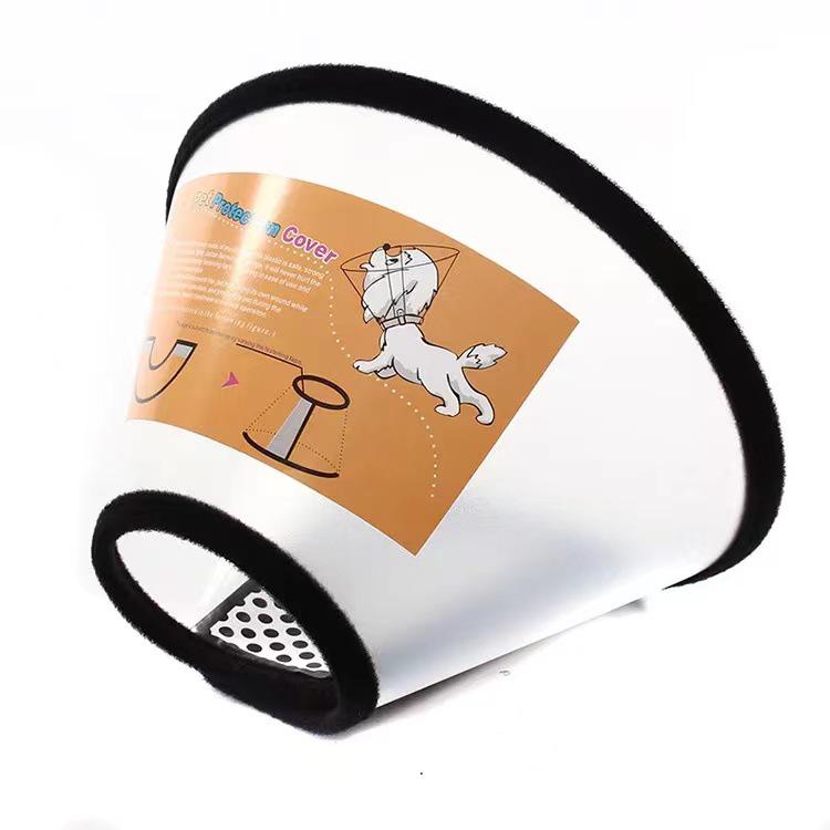 Pet Elizabethan Collar: Protective Head Shield for Grooming and Bathing Dogs and Cats, Anti-Scratch and Bite.