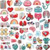 Medical Equipment Embroidery Cloth Sticker Ambulance Patch Sticker Cartoon Human Organ Embroidery Label Pill Tooth Embroidery Stamp