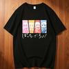 Bocchi the Rock cotton tshirt Unisex korean clothes hip hop s Breathable tshirt Punk University Yk kawaii graphic Pastel