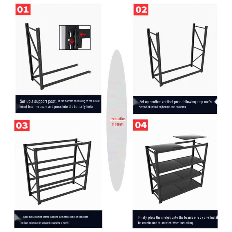 Heavy Duty Multi-Layer Storage Rack