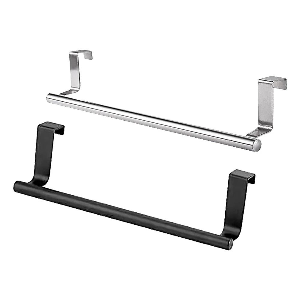 No Drilling Towel Rack Self-adhesive Towel Hanger Durable Towel Holder  Kitchen Storage Rack