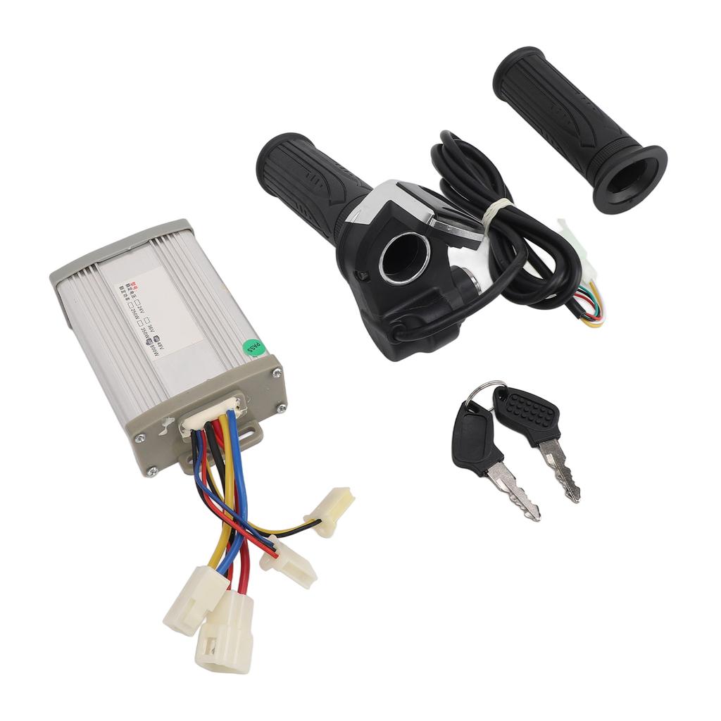 48V 800W Motor Speed Controller With 48V Screen Display Throttle Grip for Electric Bicycles Tricycles Motorcycles