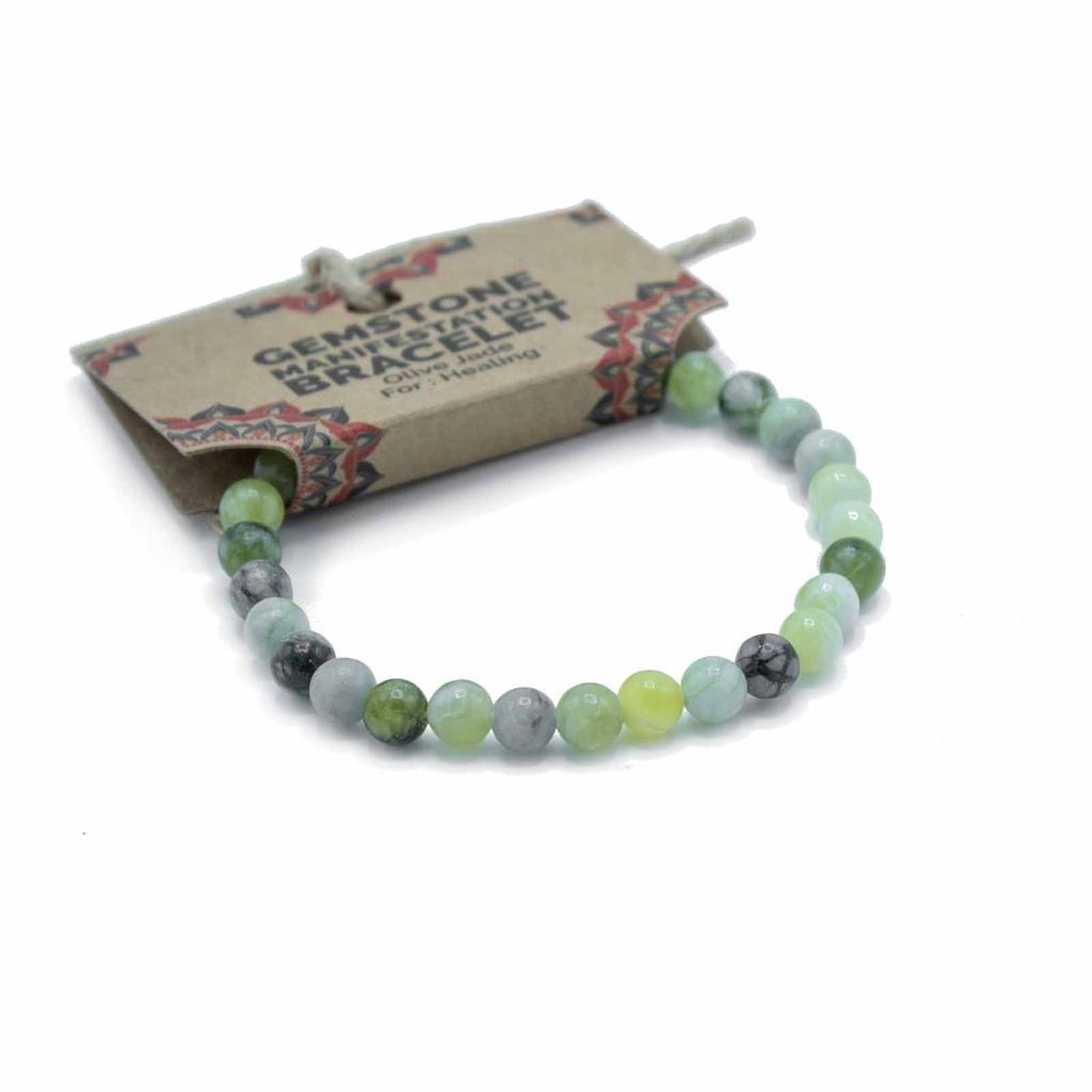 Jade Bracelet, Olive Jade
