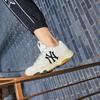 New MLB Big Ball Chunky Cushioning Anti Slip And Wear Resistant Low Top Chunky Sneakers Unisex Ecru 32SHC3111-50W