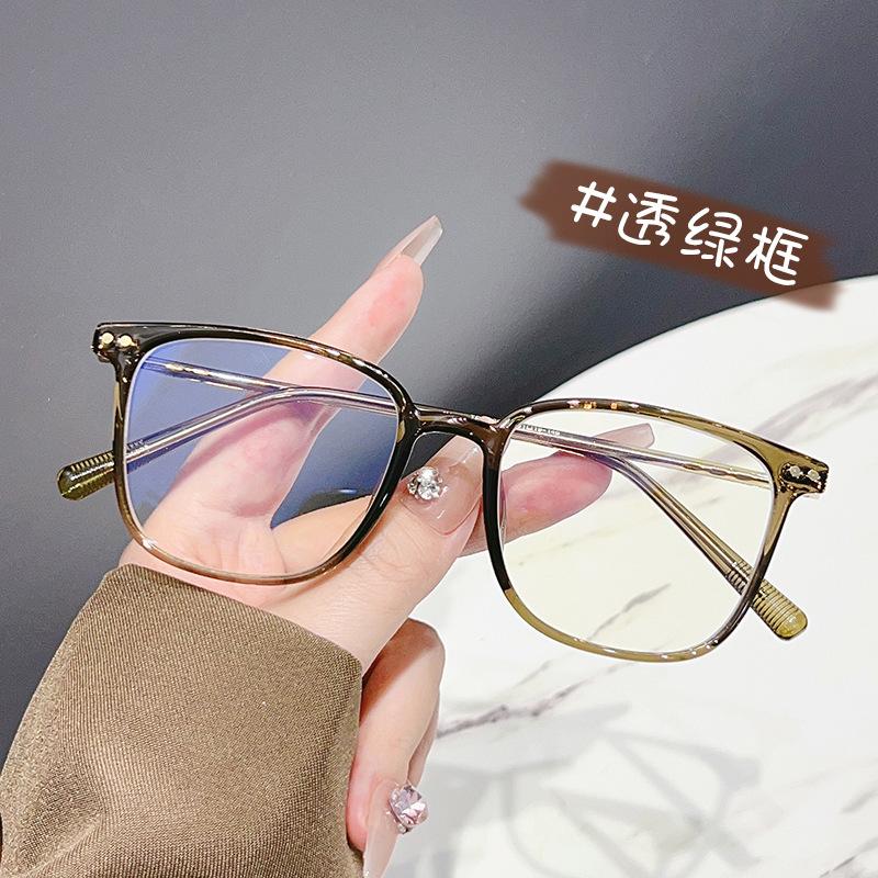 Ochelari de Miopie Anti-Lumină Albastră Bărbați Ochelari Retro Poligonali cu Ramă Metalică Ochelari cu Ramă Business Ochelari Plați