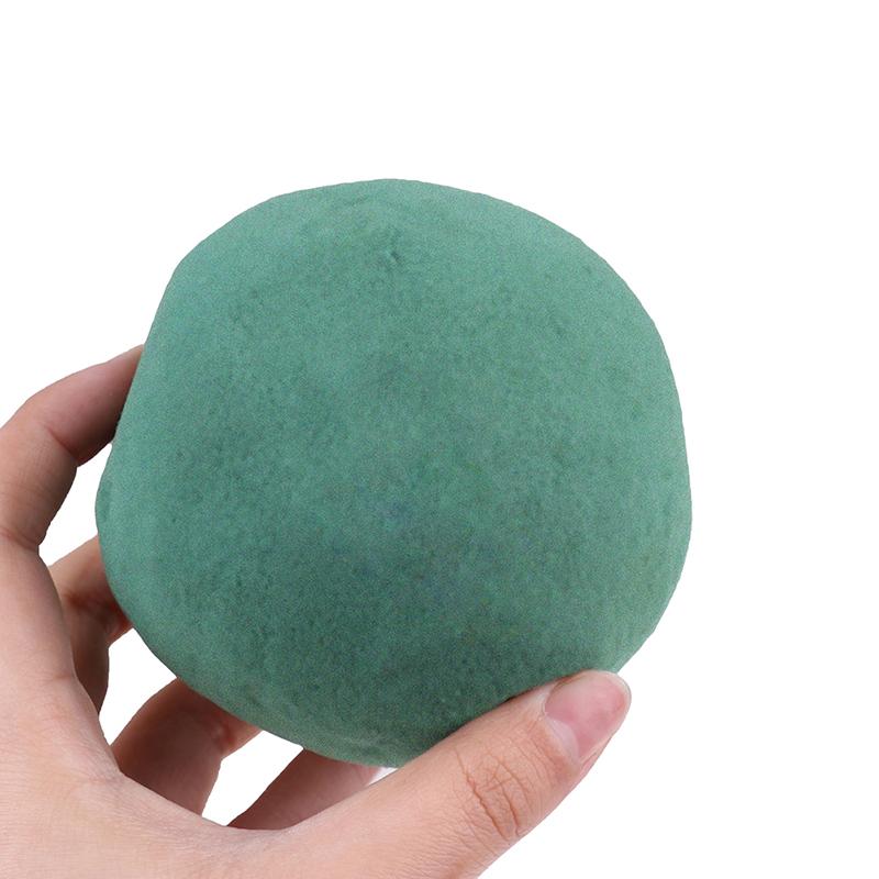 9/12/15Cm Round Green Dried Flower Ball Mud Sponge Blocks Bouquet Decoration