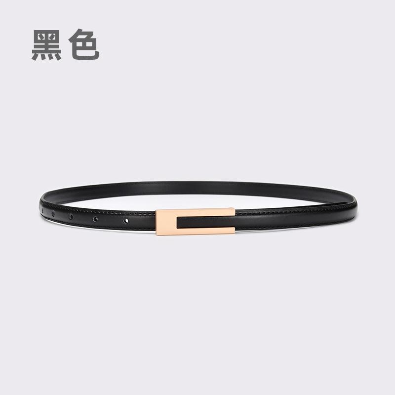 

Четыре сезона в наличии новый тонкий пояс на талию ретро маленький пояс женский черный простой универсальный брюки пояс украшение с юбкой костюм джинсы 105cm