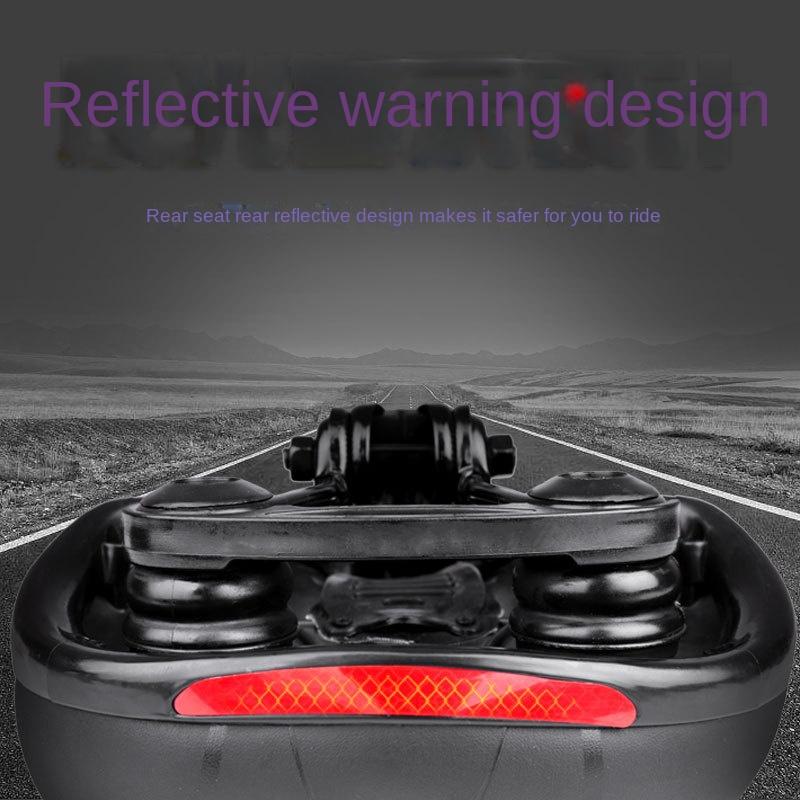 Bike Seat Comfortable & Breathable Bicycle Saddle Cushion Water-Resistant with Dual Shock Absorbing for MTB Mountain Road Bike