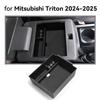 Car Storage Box Central Armrest Tray Black for Mitsubishi Triton 2024 2025